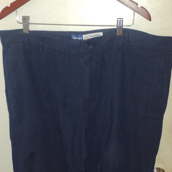 Old Navy 2025 Men Linen-Blend suit XL Blazer 42x30 Chinos, Navy Blue - Picture 7 of 9